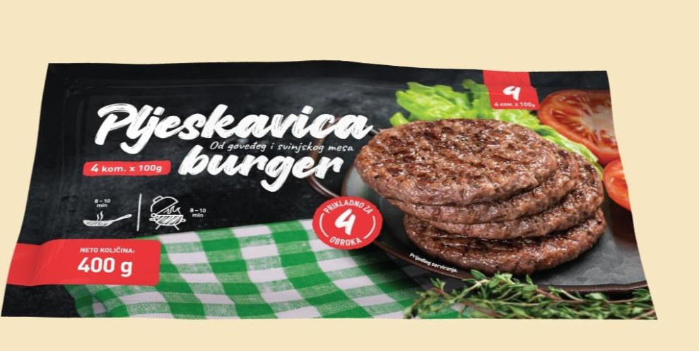 Pljeskavica burger 400 g