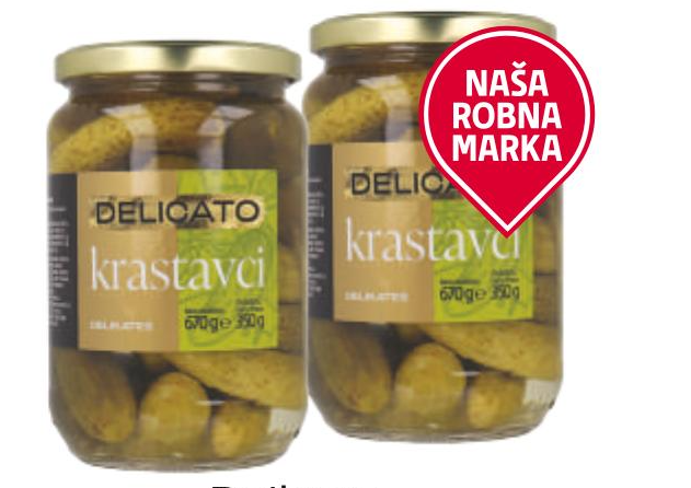 Kiseli krastavci 670 g