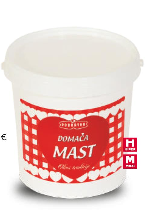 Svinjska mast 1 kg