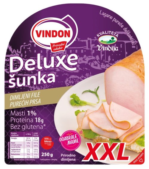 Pureća šunka delux 250 g Vindija