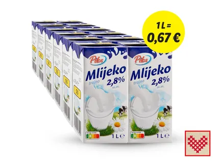 Trajno mlijeko 12 x 1L