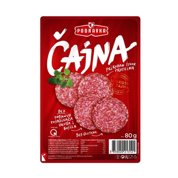 Narezak čajna kobasica 80g