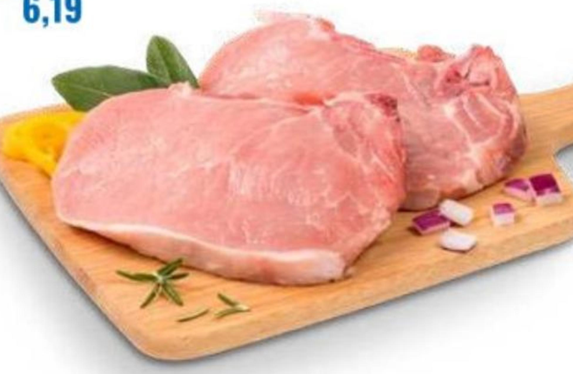 Svinjska slabina i leđa s kosti