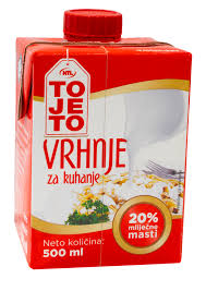 Vrhnje za kuhanje 500 ml