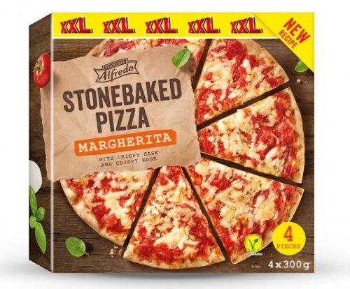 Pizza margherita 4 x 300 g