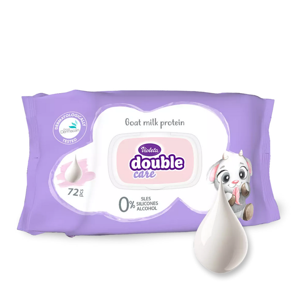Baby vlažne maramice 72 kom Violeta