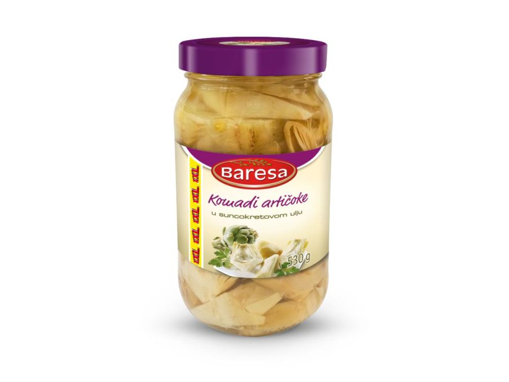 Komadi artičoke 530 g (ocijeđene mase)