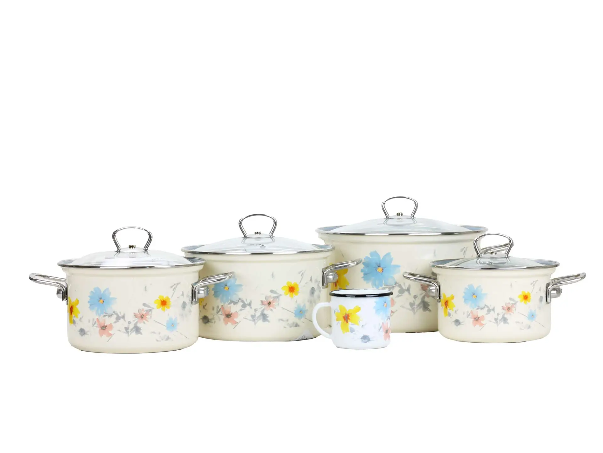 Set emajliranog posuđa 5kom/set