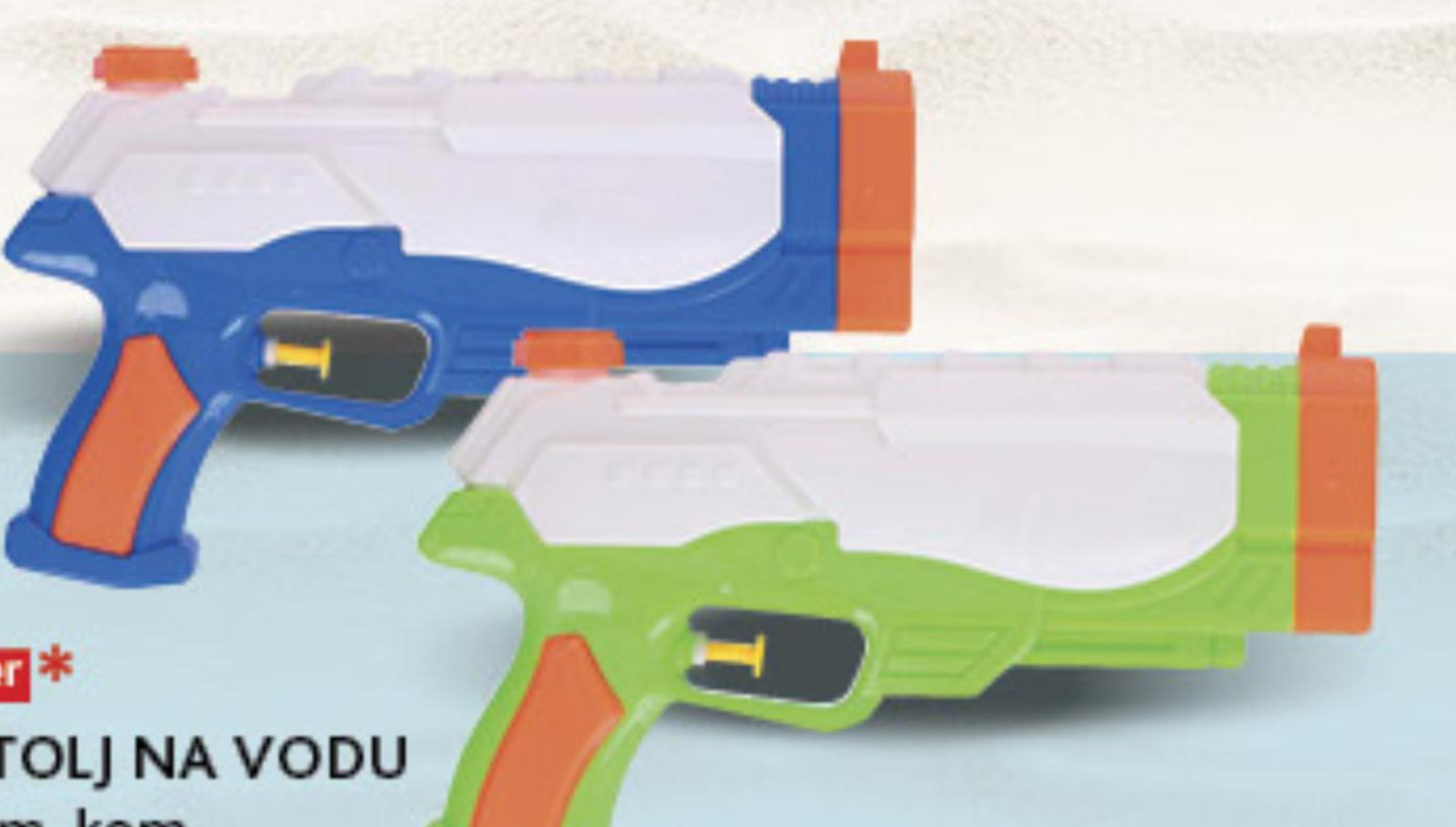 Pištolj na vodu 24cm, kom