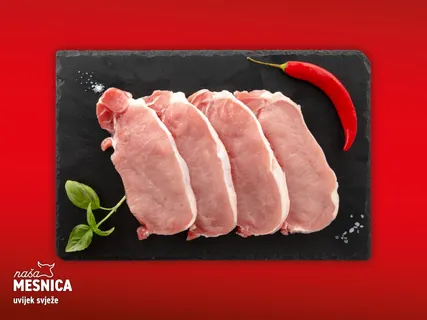 Svinjska slabina i leđa cca 400 g