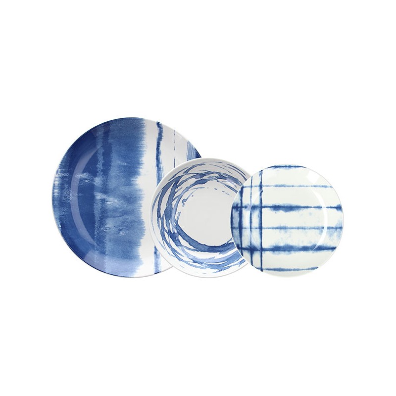 Set porculanskih tanjura marea blu 18/1