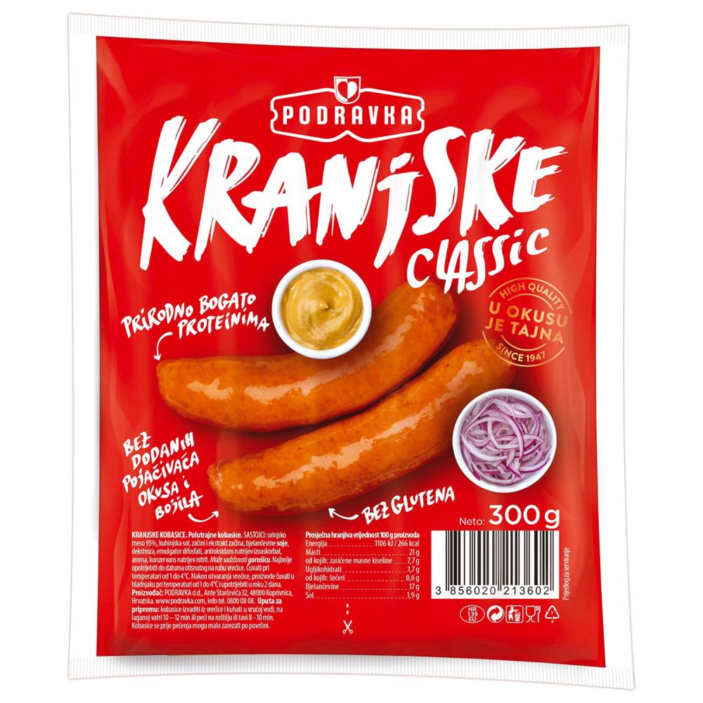 Kranjska kobasica 300 g Podravka
