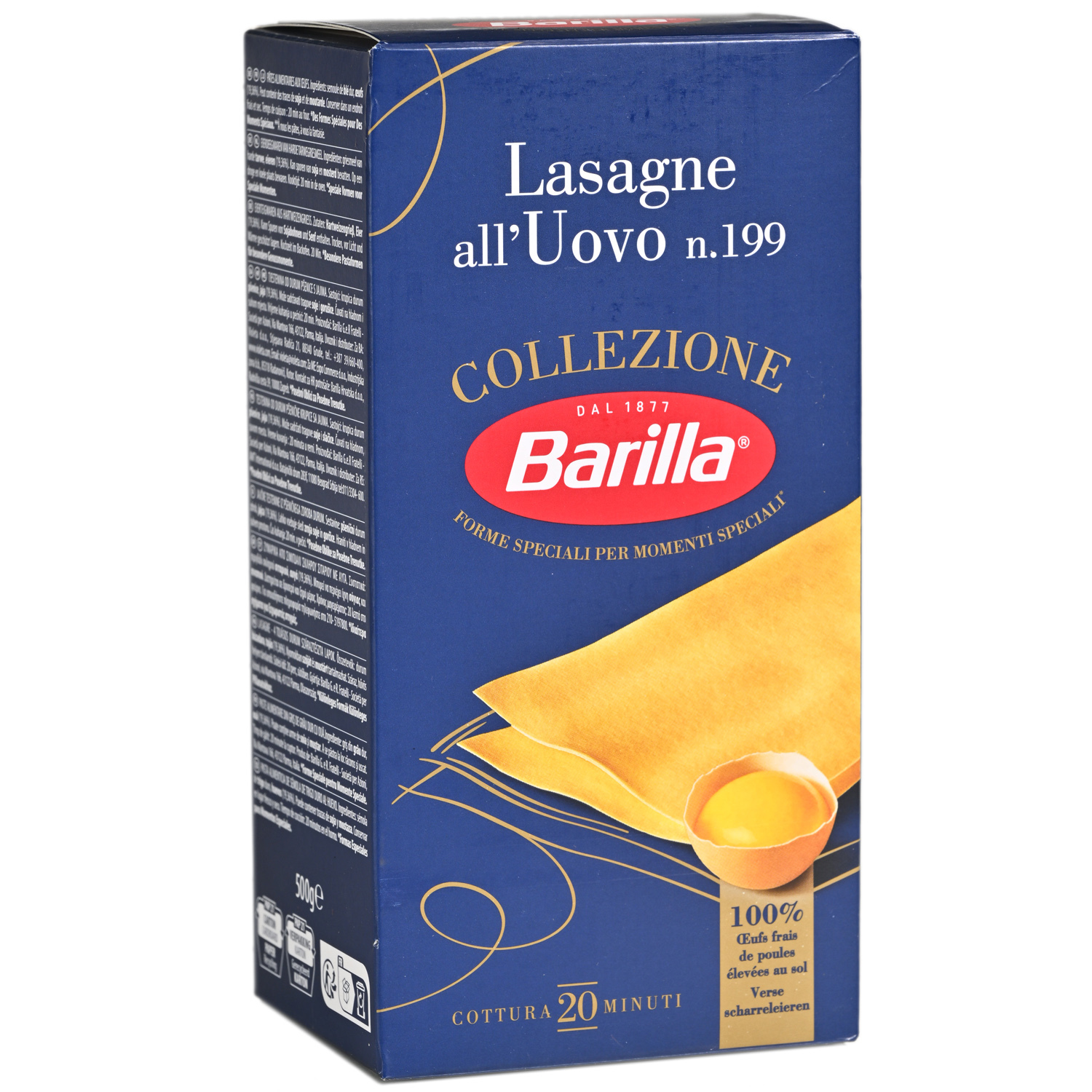 Tjestenina lazanje s jajima 500 g