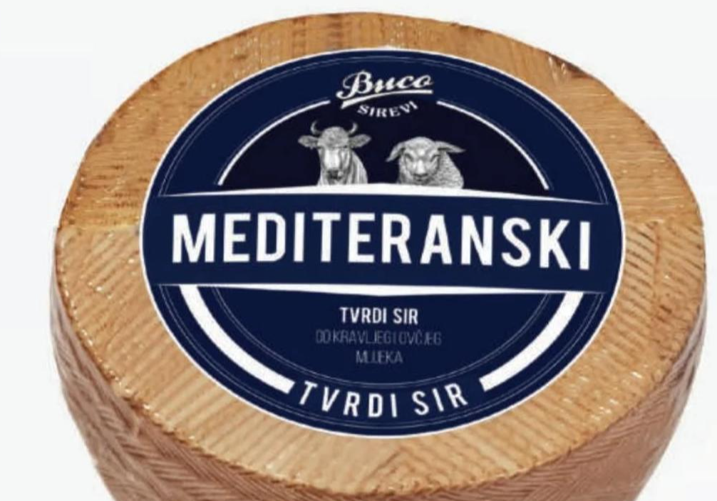 Mediteranski tvrdi sir cca 3 kg