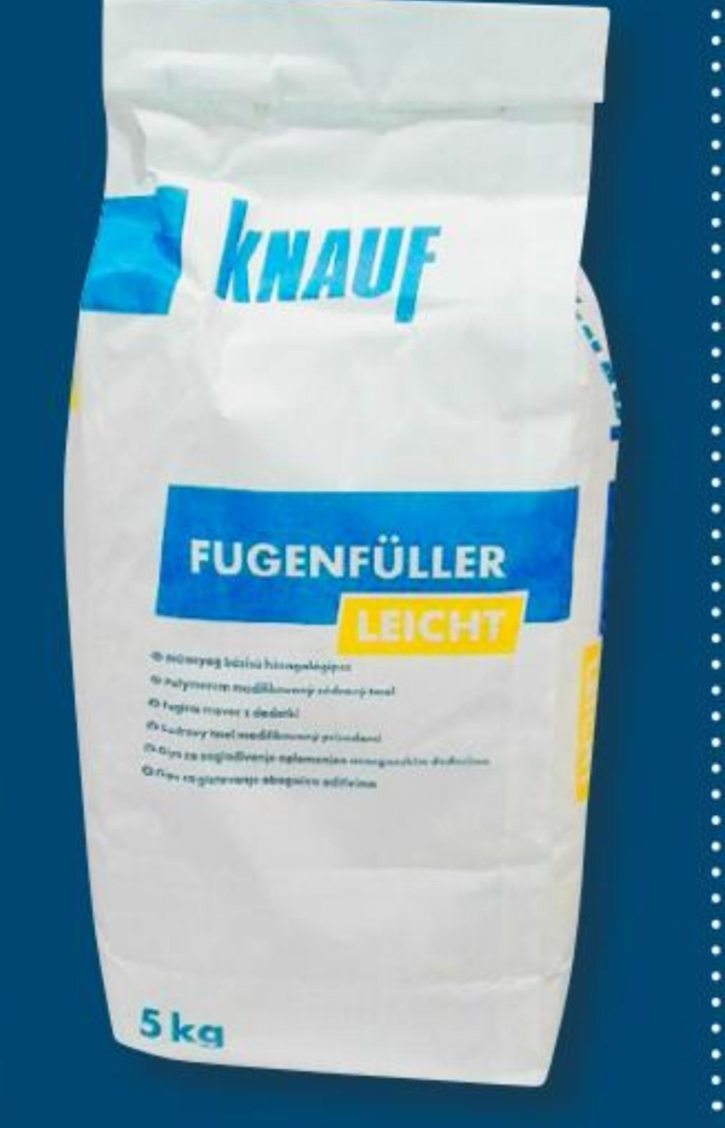 Masa za fugiranje 5 kg