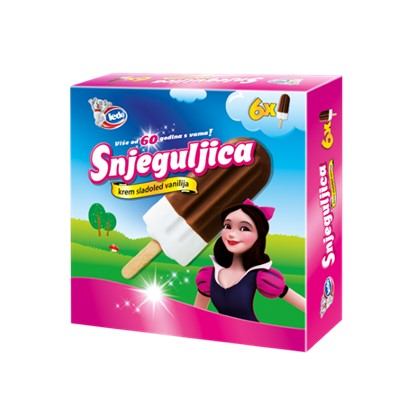 Sladoled snjeguljica 390 ml (6 x 65 ml) Ledo