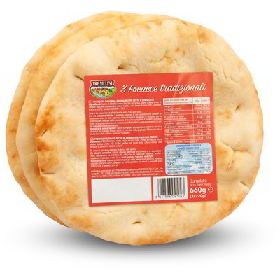 Tradicionalna foccacia 3 KOM, 660 g