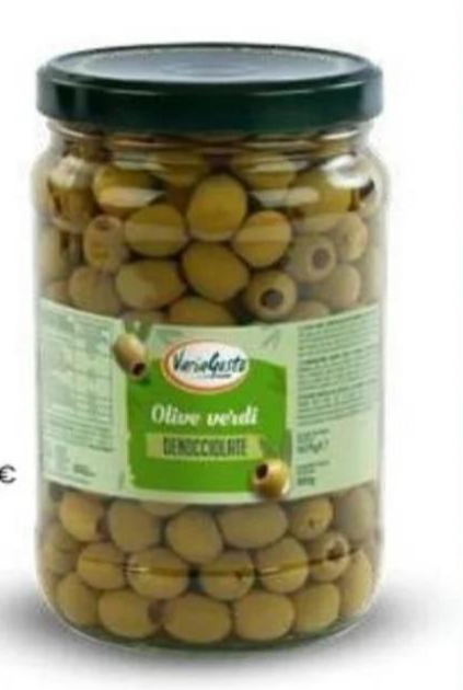 Zelene masline bez koštica 800 g