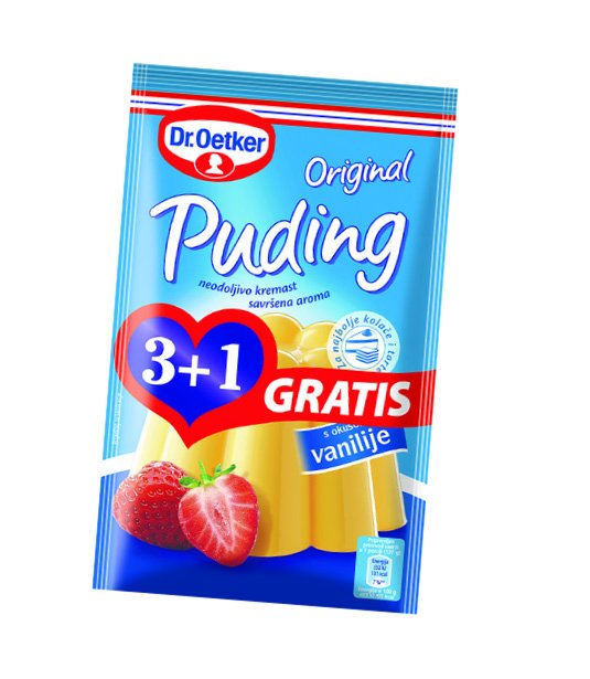 Puding 152 g vanilija, 196 g čokolada