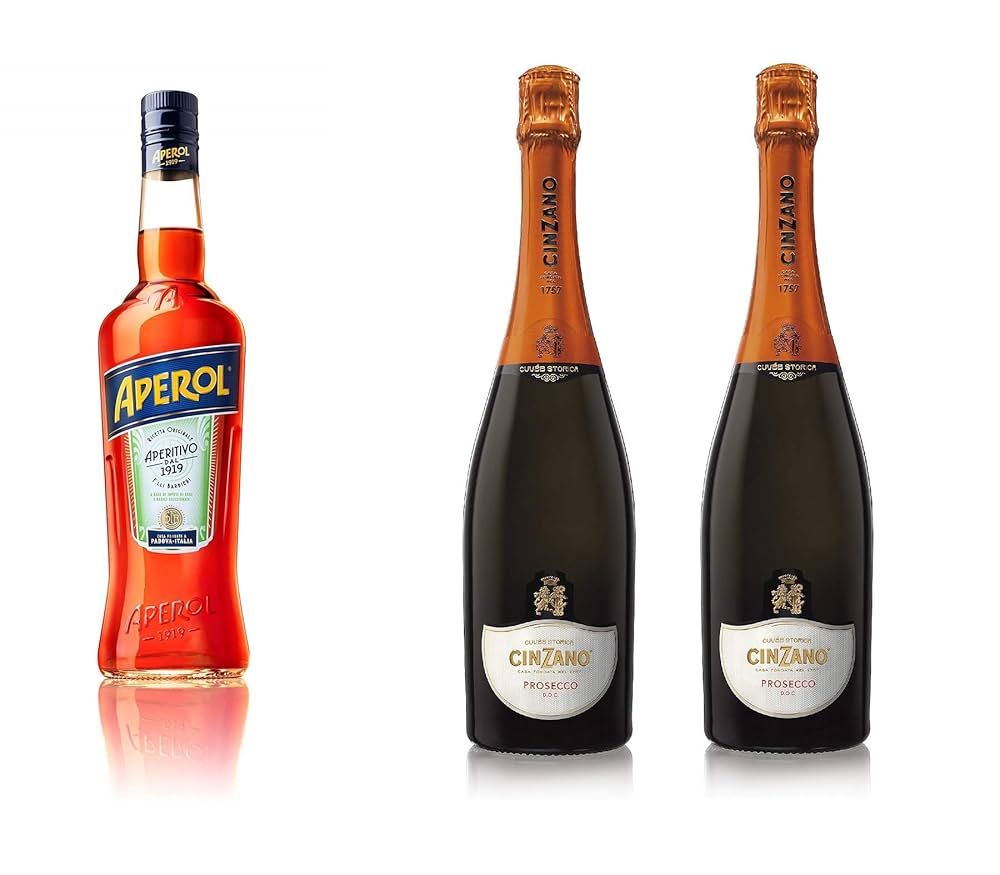 Liker aperol + 2 prosecco cinizano 0,7 L + 2x0,75 L
